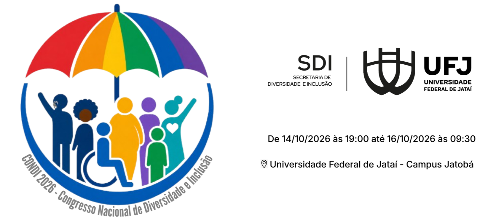 Banner do evento CONDI 2026 - Congresso Nacional de Diversidade e Inclusão